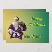 Christmas Greeting with beautiful party  シーズンカード (正面/裏面)