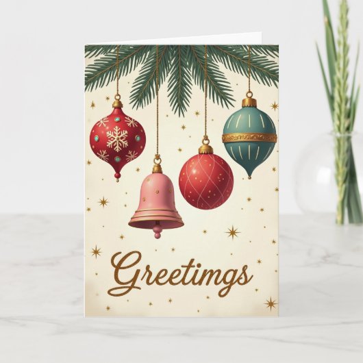 Christmas Greetings Card カード (正面)