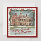 Christmas Greetings from Mississippi シーズンカード (正面)