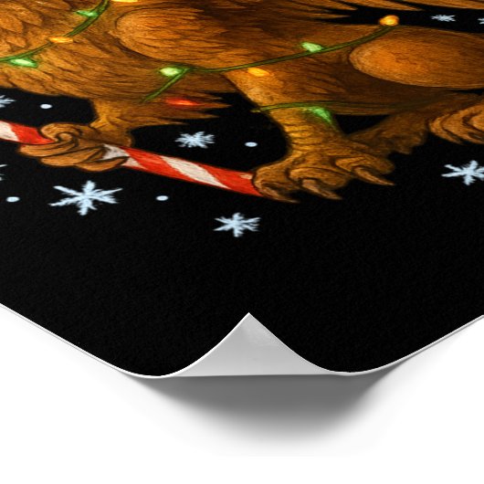 Christmas Griffin Magic Mythical Holiday Srit Long ポスター (角)