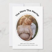 Christmas Growing Family Holiday Announcement Card シーズンカード (正面)