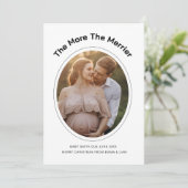 Christmas Growing Family Holiday Announcement Card シーズンカード (スタンド正面)