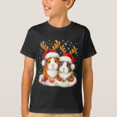 Christmas Guinea G Reindeer Xmas  Tシャツ (正面)