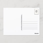 Christmas Guinea Pig Postcard ポストカード (裏面)