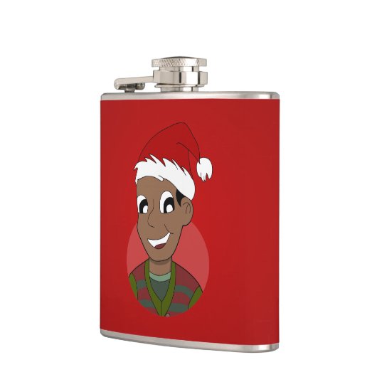 Christmas guy cartoon フラスク (左)