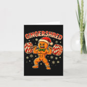 Christmas Gym Gingerbread Gingershred Xmas Workout カード (正面)