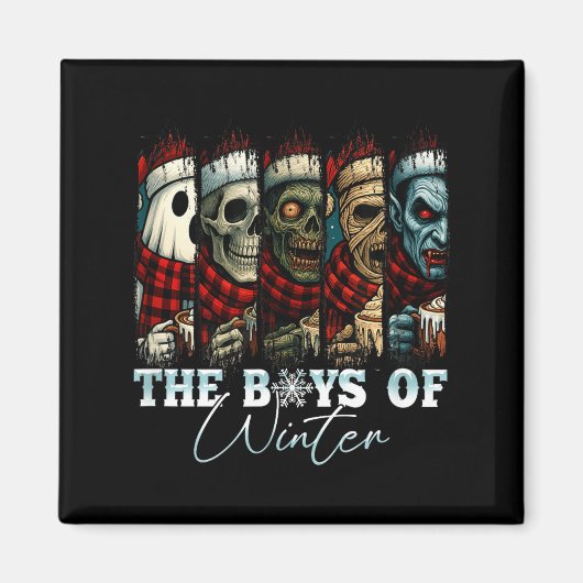 Christmas Halloween Creepmas Friends Horror Xmas C マグネット (正面)