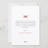 Christmas Hand Drawn Holiday Card シーズンカード (裏面)