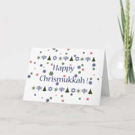 Christmas Hanukkah Combo Greeting Card シーズンカード