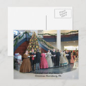 Christmas Harrisburg, PA National Civil War Museum シーズンポストカード (正面/裏面)