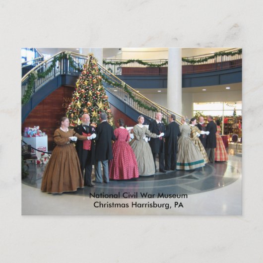 Christmas Harrisburg, PA National Civil War Museum シーズンポストカード (正面)