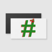 #Christmas #HASHTAG – ハッシュラベル記号 (正面/裏面)