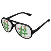 #Christmas #HASHTAG – ハッシュラベル記号 アビエーターサングラス (アングル)