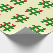 #Christmas #HASHTAG – ハッシュラベル記号 ラッピングペーパー (角)