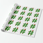 #Christmas #HASHTAG – ハッシュラベル記号 ラッピングペーパー<br><div class="desc">*このカスタムクリスマステーマのギフトラッピング紙は、いくつかのサイズと紙タイプで利用可能。背景色と文字または写真を追加してカスタマイズする。ギフト素晴らしラッピングだけでなく、DIYプロジェクト、クラフト、スクラップブック作りや飾も！~~~~~~~ここではSYMBOLICAL STOREで、40以上のシンボルから選択する。この製品にテキストまたは背景色を追加するまた、イメージのサイズを大きくしたり、小さくしたり、タイル状にしたりして、領域全体を塗りつぶす。これらのオプションは、ほとんどの製品で利用可能！クリックカスタマイズITボタンを使用して開始する。 – ストアにアクセスして、お客様が利用できるシンボルの種類を確認カスタマイズする。—連絡新商品の詳細は-</div>