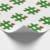 #Christmas #HASHTAG – ハッシュラベル記号 ラッピングペーパー (角)