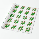#Christmas #HASHTAG – ハッシュラベル記号 ラッピングペーパー<br><div class="desc">*このカスタムクリスマステーマのギフトラッピング紙は、いくつかのサイズと紙タイプで利用可能。背景色と文字または写真を追加してカスタマイズする。ギフト素晴らしラッピングだけでなく、DIYプロジェクト、クラフト、スクラップブック作りや飾も！~~~~~~~ここではSYMBOLICAL STOREで、40以上のシンボルから選択する。この製品にテキストまたは背景色を追加するまた、イメージのサイズを大きくしたり、小さくしたり、タイル状にしたりして、領域全体を塗りつぶす。これらのオプションは、ほとんどの製品で利用可能！クリックカスタマイズITボタンを使用して開始する。 – ストアにアクセスして、お客様が利用できるシンボルの種類を確認カスタマイズする。—連絡新商品の詳細は-</div>