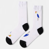 Christmas Heron Crew Socks ソックス (左)