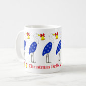 Christmas Herons Mug コーヒーマグカップ (正面左)