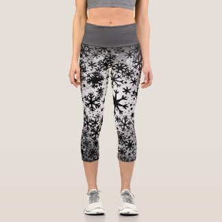 Christmas High Waisted Capris カプリレギンス