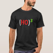 Christmas HO 3 HO HO HO Holiday Math Teacher  Tシャツ (正面)