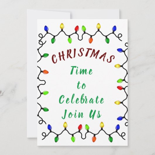 ***CHRISTMAS*** HOLIDAY招待状 招待状 (正面)