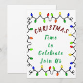 ***CHRISTMAS*** HOLIDAY招待状 招待状 (正面/裏面)