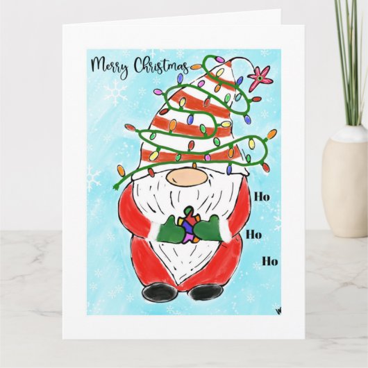 Christmas Holiday Autism awareness greeting card カード (正面)