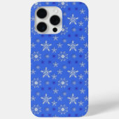 christmas holiday blue pattern Case-Mate iPhoneケース (裏面)