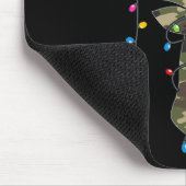 Christmas Holiday Camo Hunting Reindeer Deer Xmas マウスパッド (コーナー)