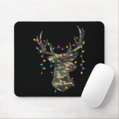 Christmas Holiday Camo Hunting Reindeer Deer Xmas マウスパッド (マウス)