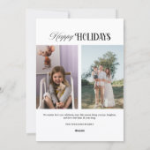 Christmas Holiday Card シーズンカード (裏面)