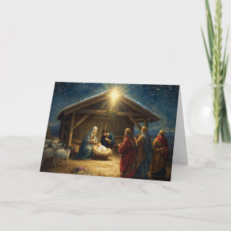 Christmas Holiday Card Baby Jesus Series #4 カード