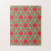 Christmas Holiday Charm Pattern ジグソーパズル (縦)