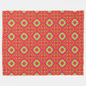 Christmas Holiday Charm Pattern 01 -  フリースブランケット (正面(横))