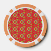 Christmas Holiday Charm Pattern 01 -  ポーカーチップ (裏面)