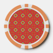 Christmas Holiday Charm Pattern 01 -  ポーカーチップ (正面)