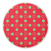 Christmas Holiday Charm Pattern 03 -  セラミックノブ (正面)