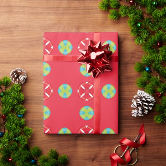 Christmas Holiday Charm Pattern 03 -  ラッピングペーパー (クリスマスギフト)