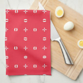 Christmas Holiday Charm Pattern 09 - キッチンタオル (四つ折り)