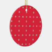 Christmas Holiday Charm Pattern 09 - セラミックオーナメント (右)