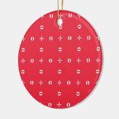 Christmas Holiday Charm Pattern 09 - セラミックオーナメント (左)