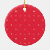 Christmas Holiday Charm Pattern 09 - セラミックオーナメント (裏面)