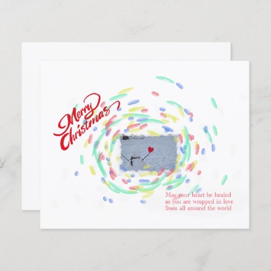 Christmas, Holiday cup, Nature photography, Healin (正面/裏面)