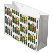 Christmas Holiday Dill Pickles Gift Bag ラージペーパーバッグ (正面アングル)