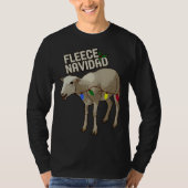 Christmas Holiday Fleece Navidad Spanish Espanol Tシャツ (正面)