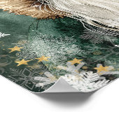 christmas holiday folk santa believe poster ポスター (角)