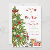 Christmas Holiday Golf Partee 招待状 (正面)