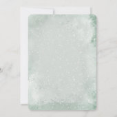 Christmas Holiday Goose Gosling Baby Shower 招待状 (裏面)