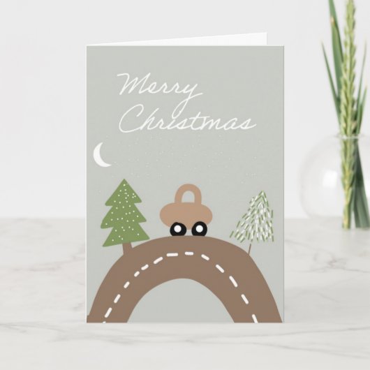 Christmas Holiday greeting card カード (正面)